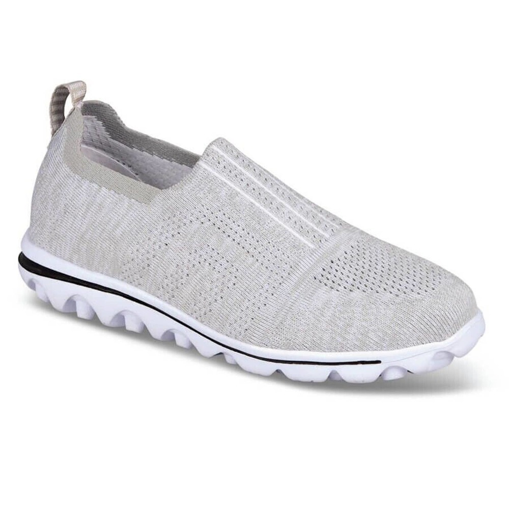 Women's Propet Travelactiv Stretch Grey US 9.5 M (B)